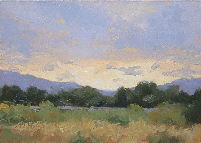5x7 oil on panel<br>sold