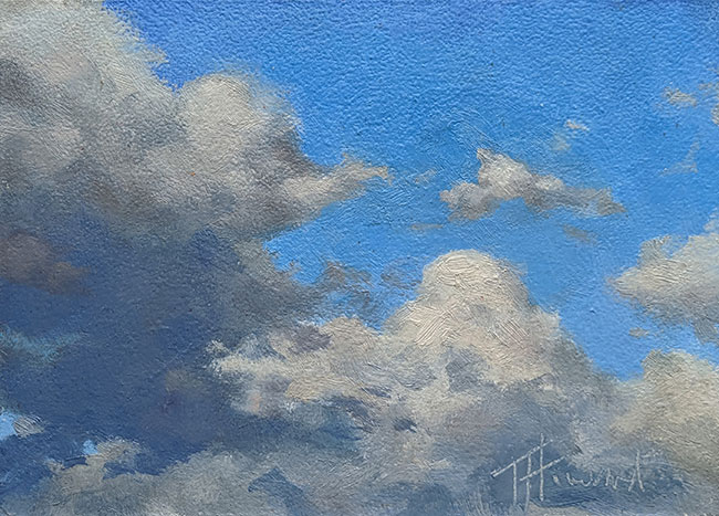 6x8 oil on panel<br>sold